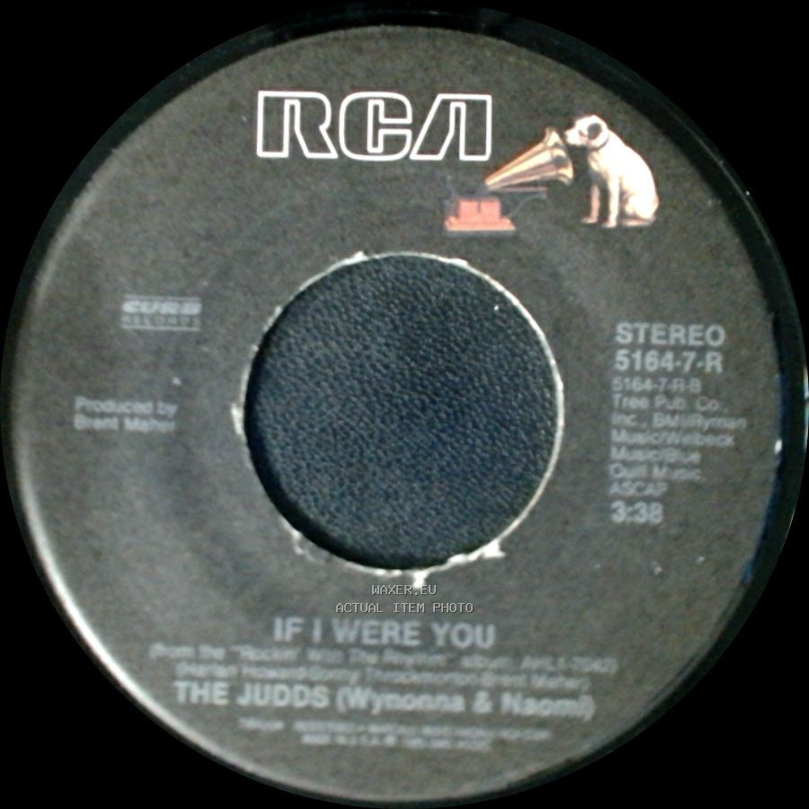 The Judds (Wynonna & Naomi) - I Know Where I'm Going / If I Were You side B