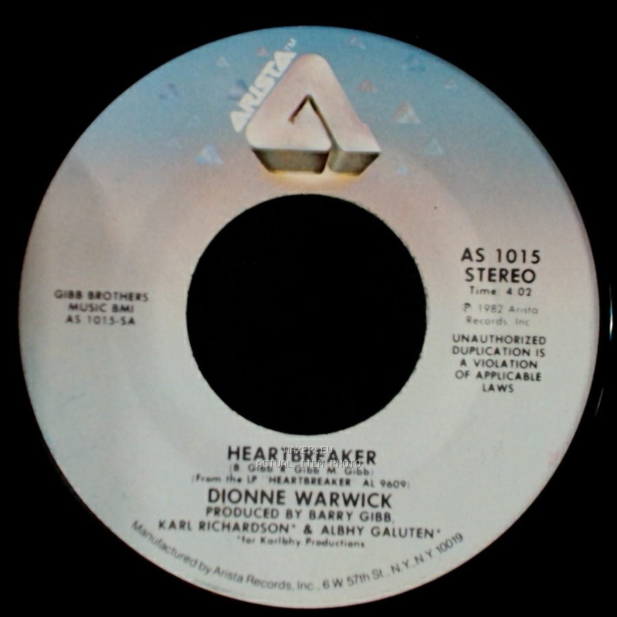Dionne Warwick - I Can't See Anything (But You) / Heartbreaker side B