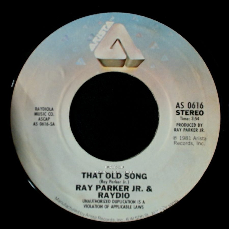 Ray Parker Jr. & Raydio - Old Pro / That Old Song side B