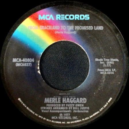 Merle Haggard - From Graceland To The Promised Land / Are You Lonesome Tonight side A