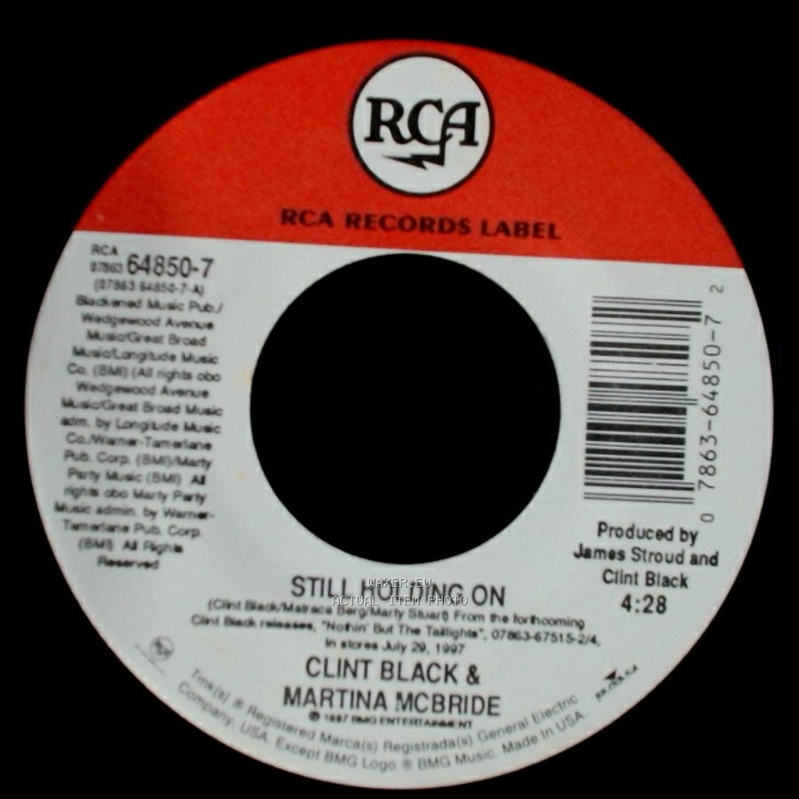 Clint Black & Martina Mcbride - Still Holding On / Still Holding On side A