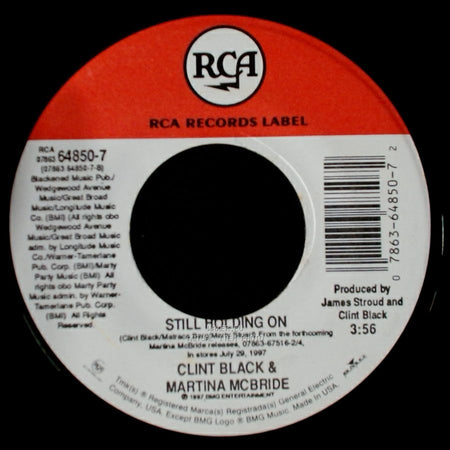 Clint Black & Martina Mcbride - Still Holding On / Still Holding On side B