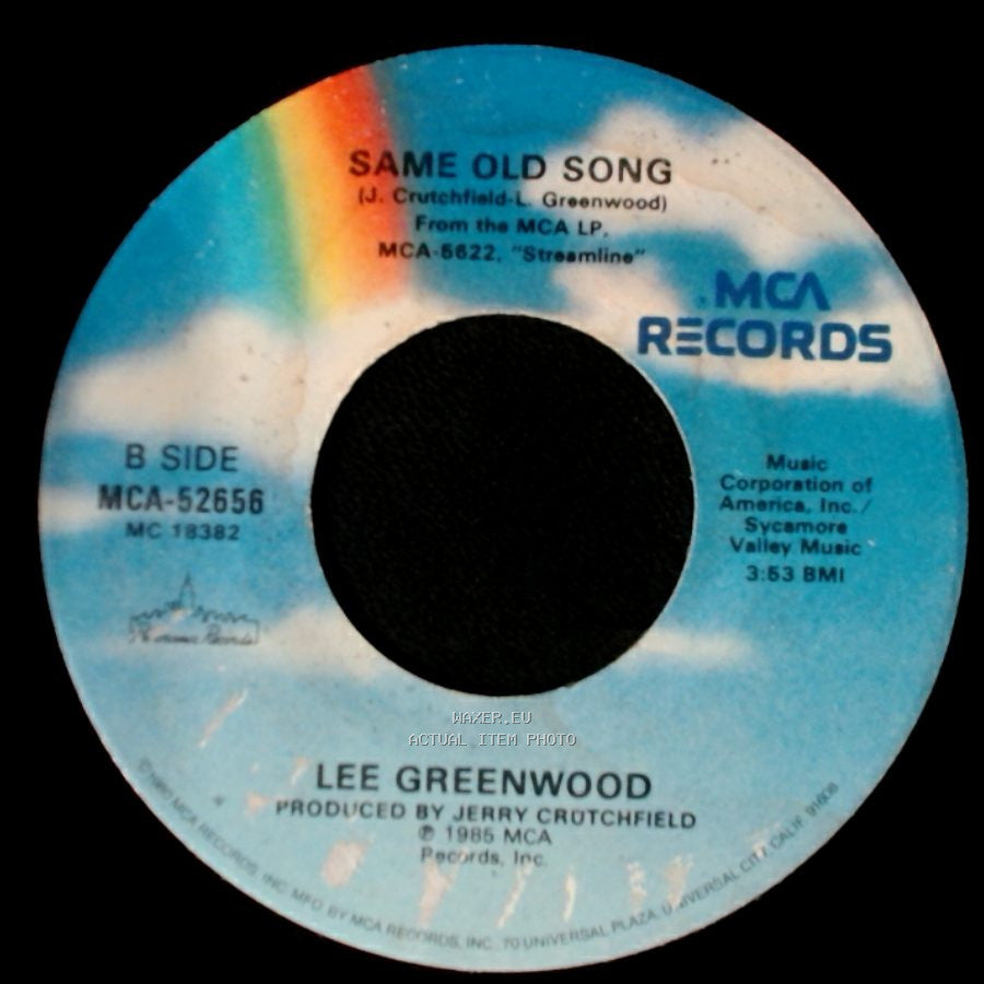 Lee Greenwood - I Don't Mind The Thorns (If You're The Rose) / Same Old Song side B