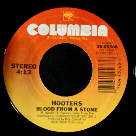 Hooters - Blood From A Stone / And We Danced side A