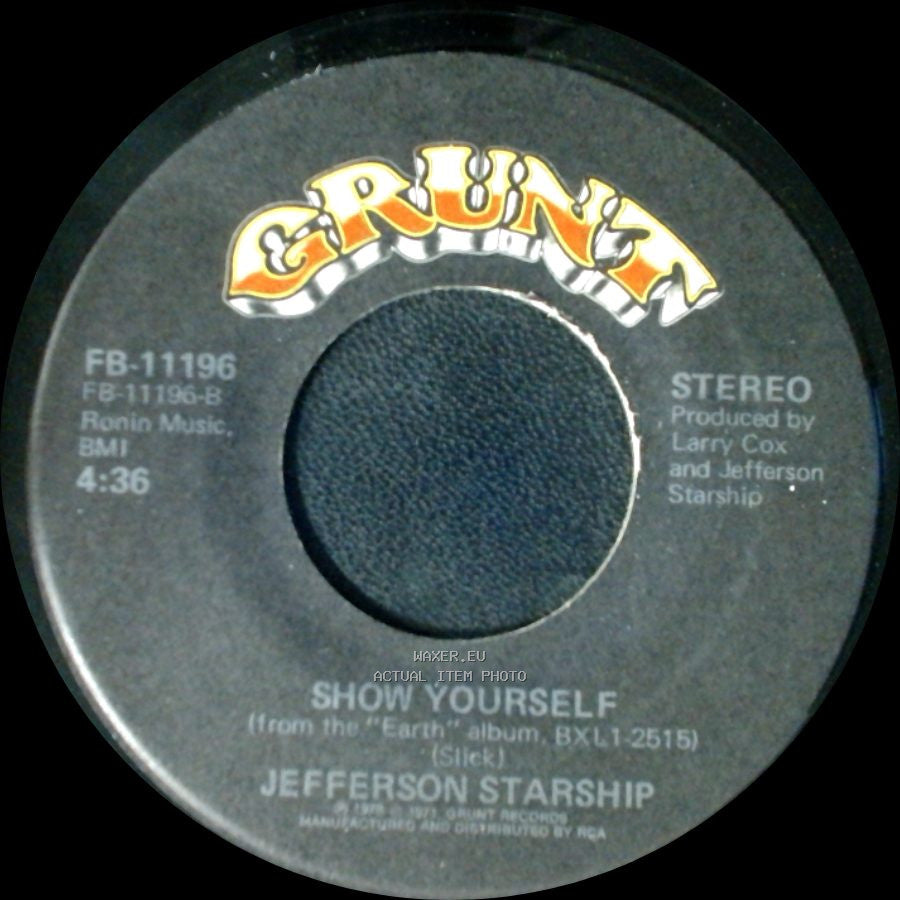 Jefferson Starship - Show Yourself / Count On Me side A