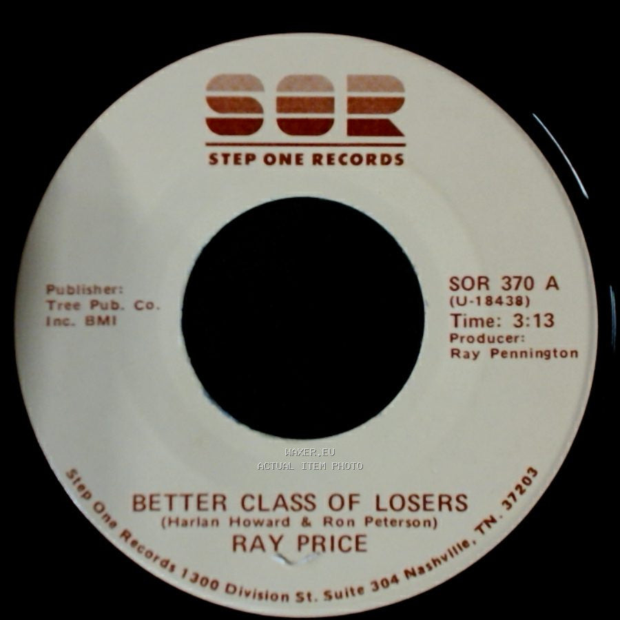 Ray Price - Better Class Of Losers / Sentimental Journey side A