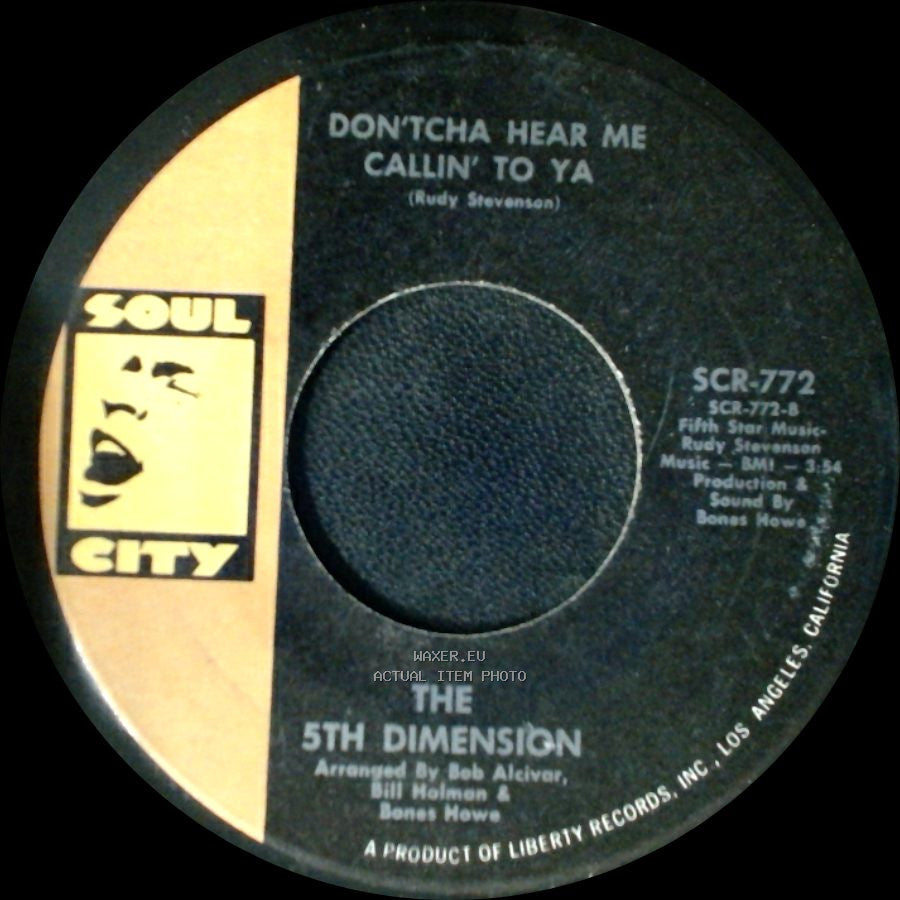 The 5Th Dimension - Aquarius / Let The Sunshine In (The Flesh Failures) / Don'tcha Hear Me Callin' To Ya side B