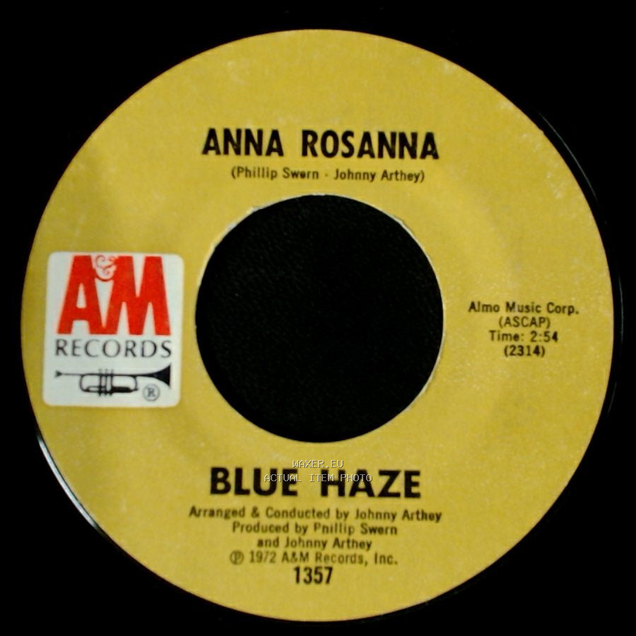 Blue Haze - Smoke Gets In Your Eyes / Anna Rosanna side B