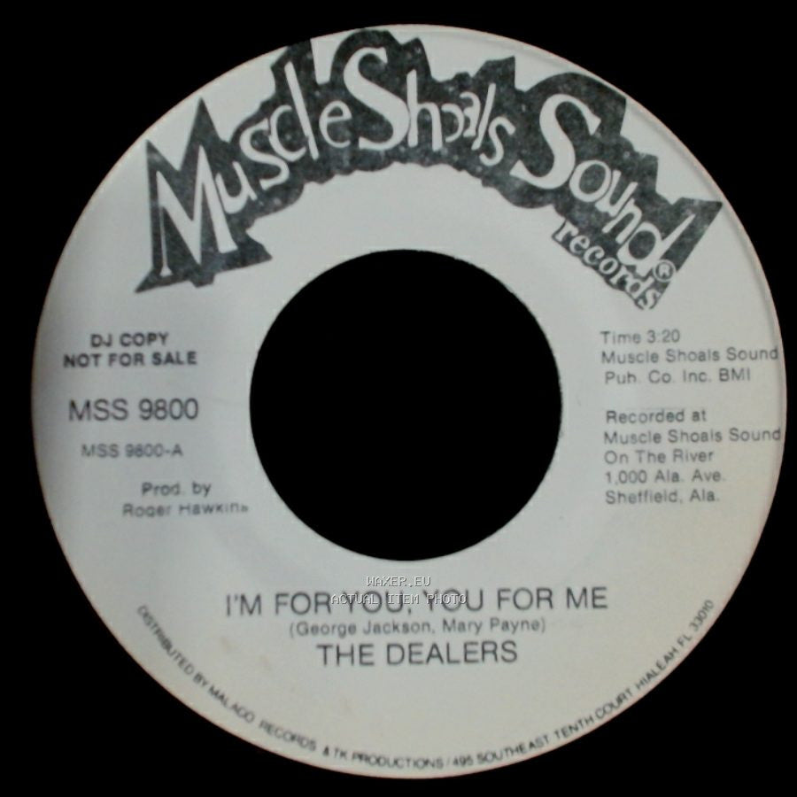 The Dealers - I'm For You, You For Me / I'm For You, You For Me side B