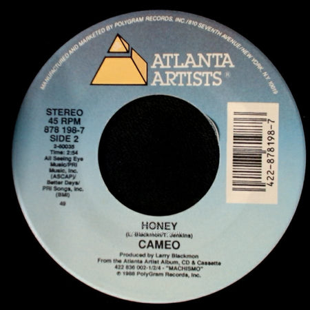 Cameo - Close Quarters (Edit) / Honey side B