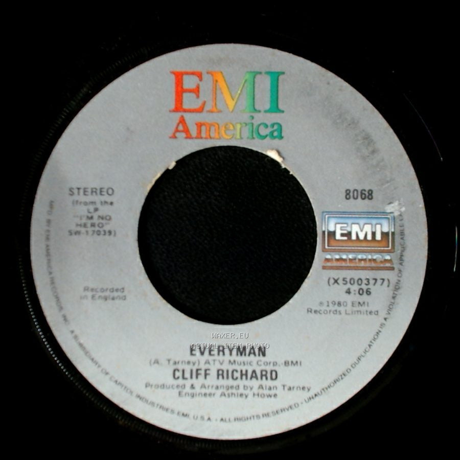 Cliff Richard - A Little In Love / Everyman side B