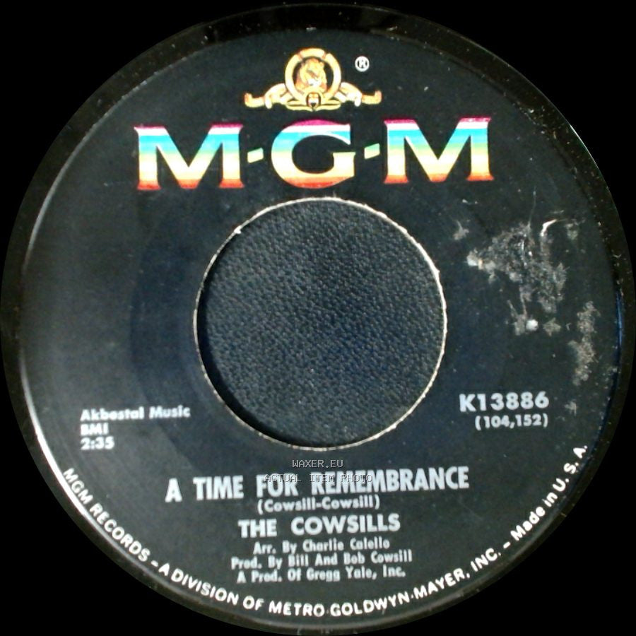 The Cowsills - We Can Fly / A Time For Remembrance side B