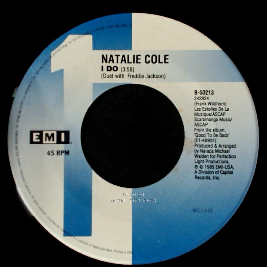 Natalie Cole - I Do / Miss You Like Crazy (Single Version) side A