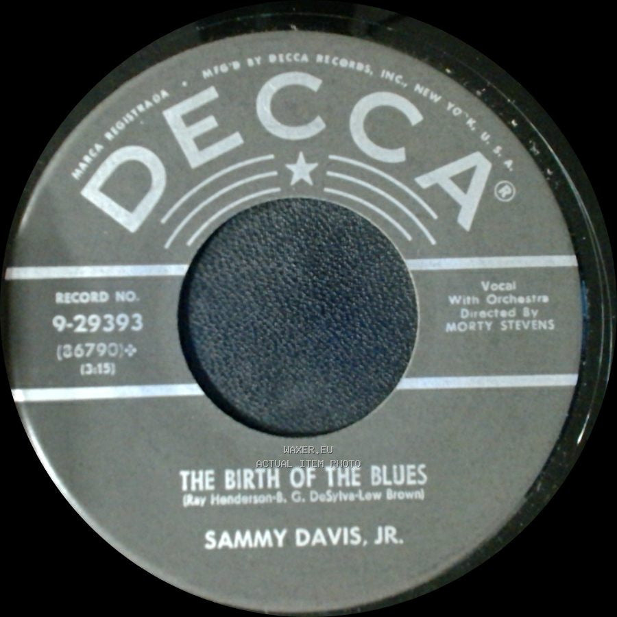 Sammy Davis, Jr. - Love (Your Magic Spell Is Everywhere) / The Birth Of The Blues side B