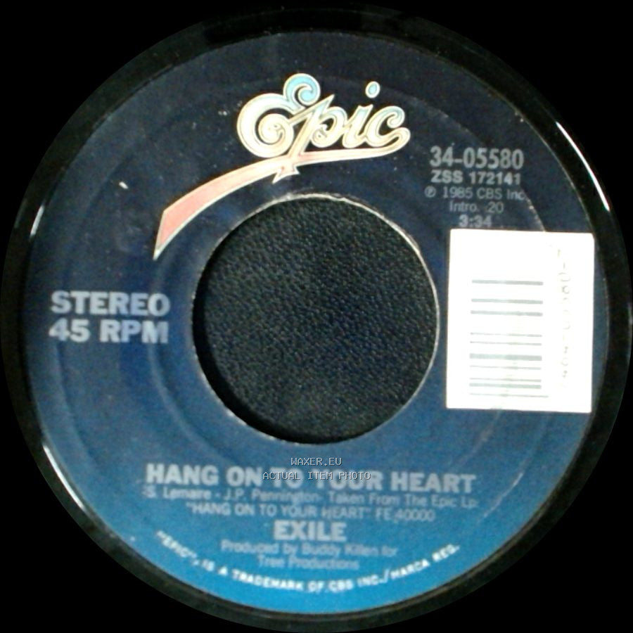 Exile - She Likes Her Lovin’ / Hang On To Your Heart side B