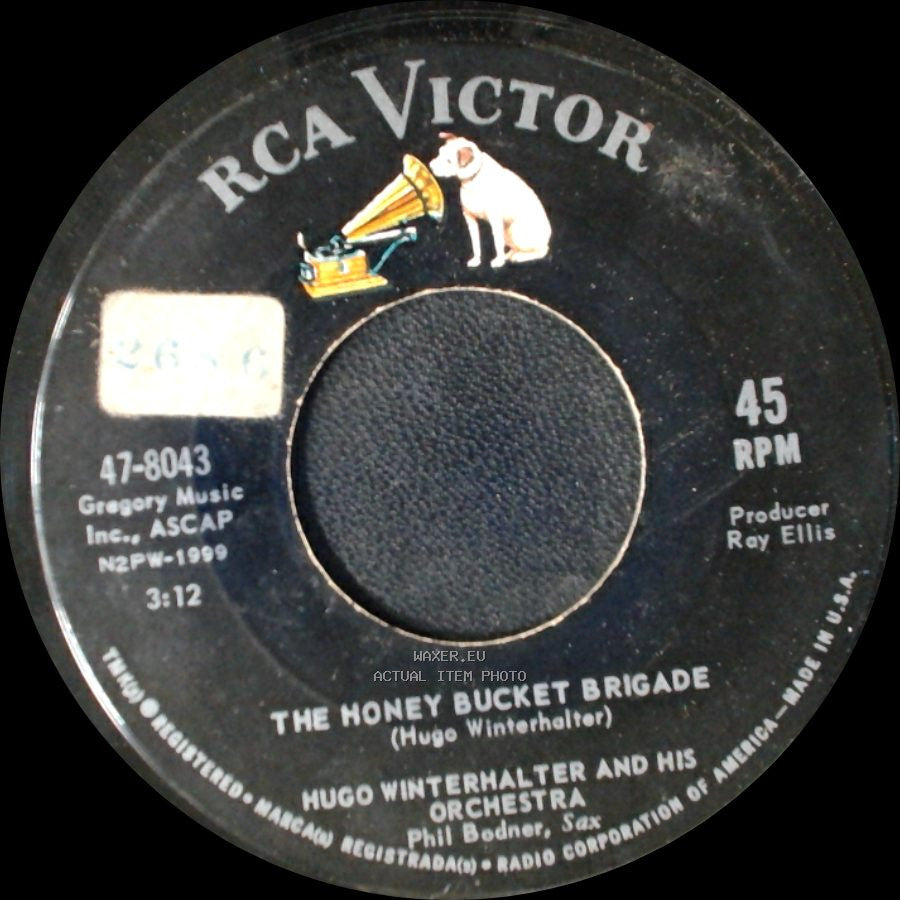 Hugo Winterhalter And His Orchestra - The Honey Bucket Brigade / My Geisha side A