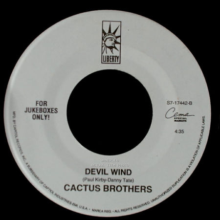 Cactus Brothers - Crazy Heart / Devil Wind side B