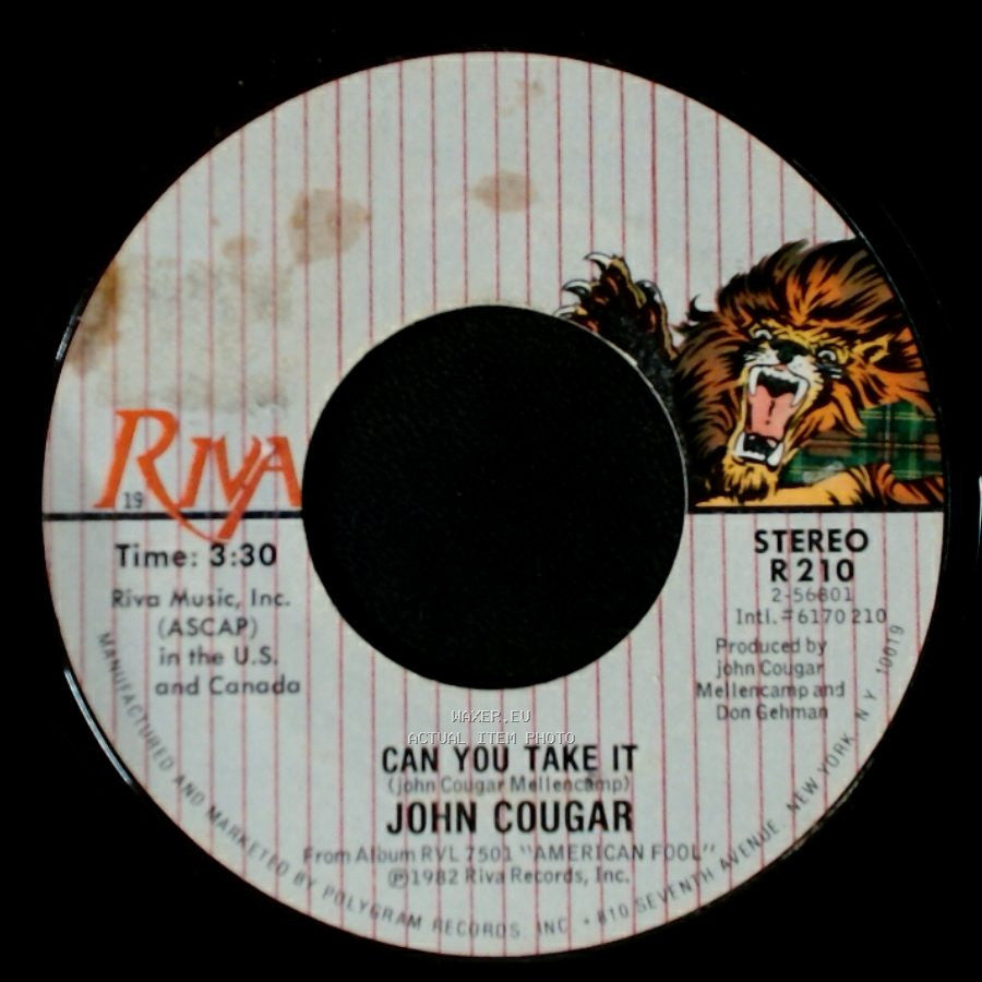 John Cougar - Can You Take It / Jack & Diane side A