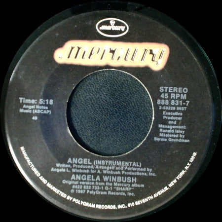 Angela Winbush - Angel (Instrumental) / Angel side A
