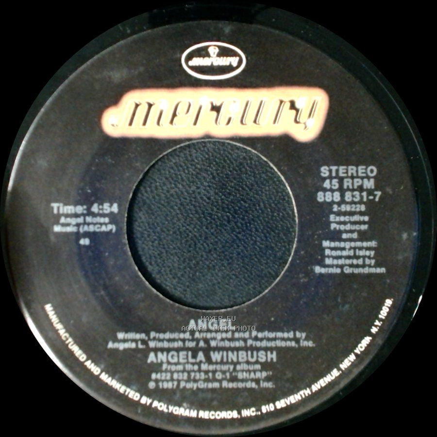 Angela Winbush - Angel (Instrumental) / Angel side B