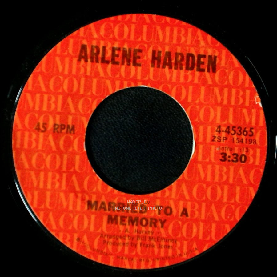 Arlene Harden - Coming Home Soldier / Married To A Memory side B