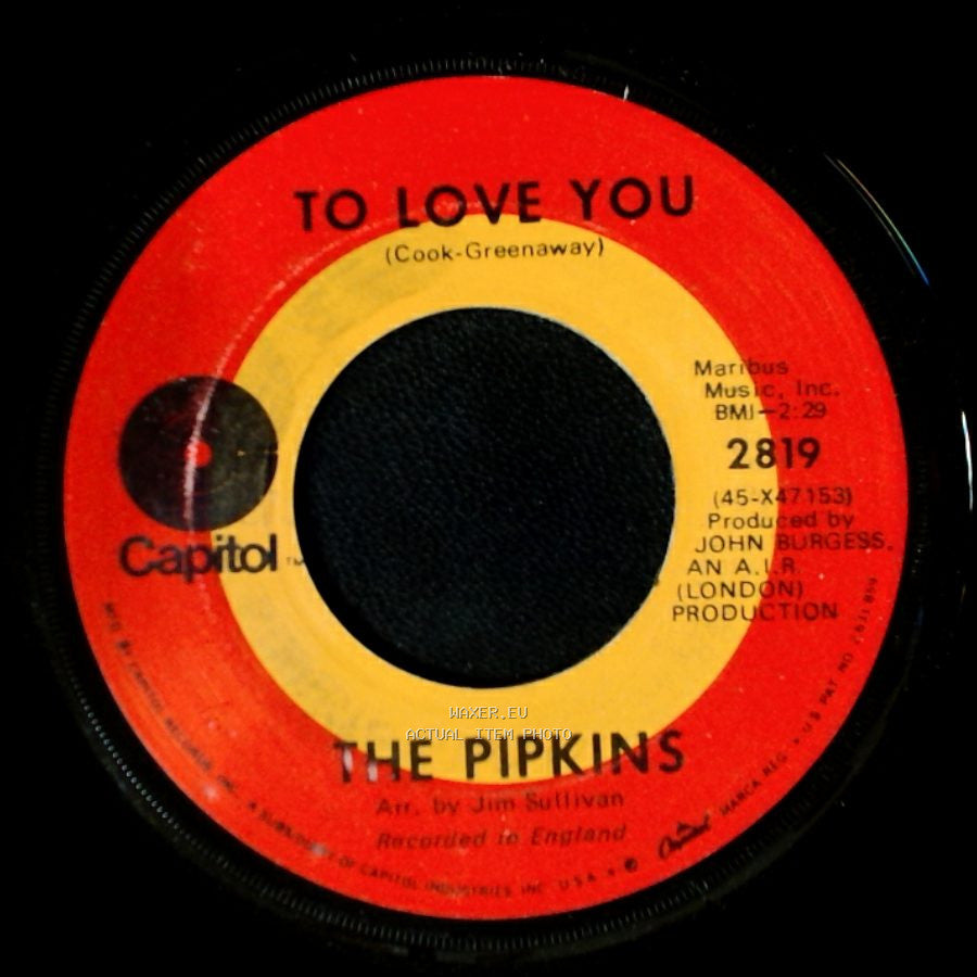 The Pipkins - To Love You / Gimme Dat Ding side A
