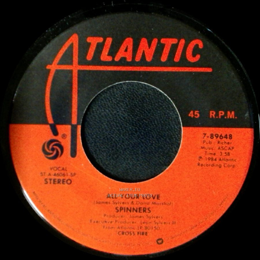Spinners - (We Have Come Into) Our Time For Love / All Your Love side B
