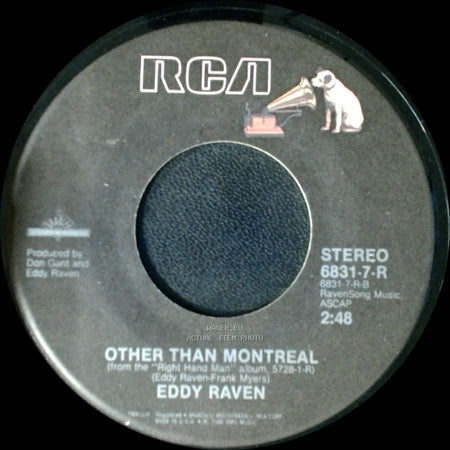 Eddy Raven - Other Than Montreal / I'm Gonna Get You side A
