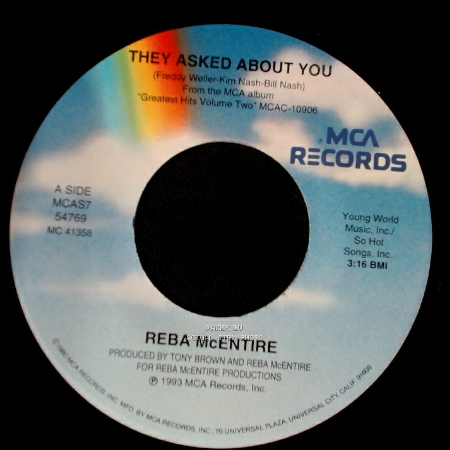 Reba Mcentire - They Asked About You / For Herself side A