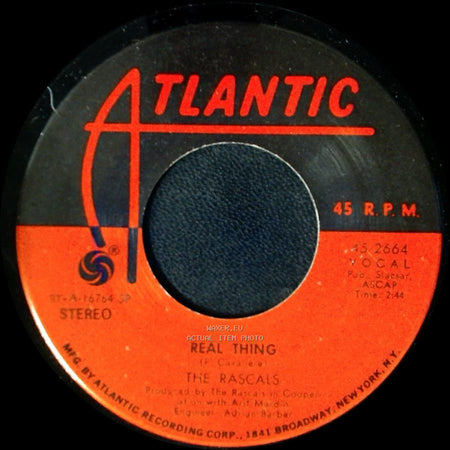 The Rascals - Real Thing / Carry Me Back side A