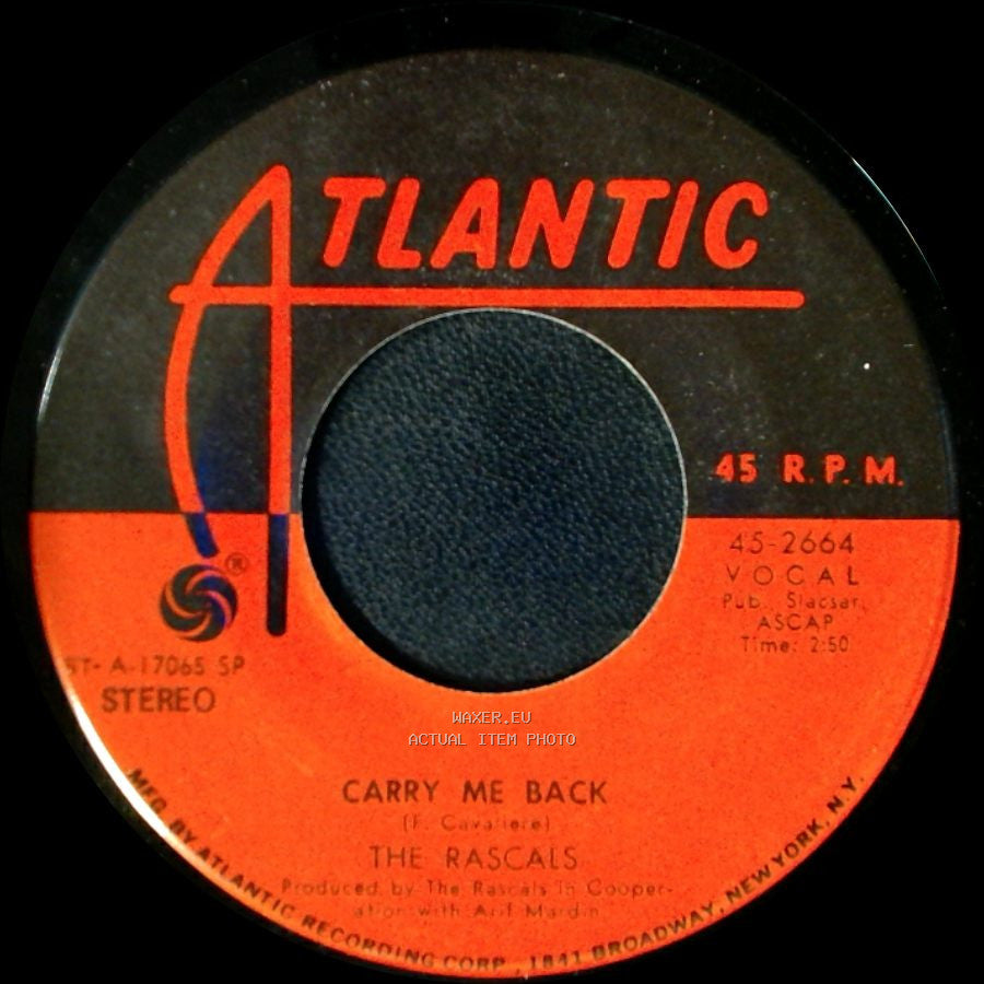The Rascals - Real Thing / Carry Me Back side B