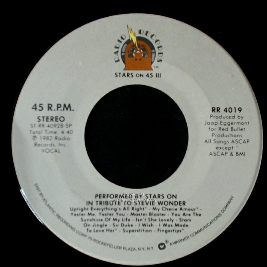 Stars On - Stars On 45 Get Ready Iii / Stars On 45 Iii side B