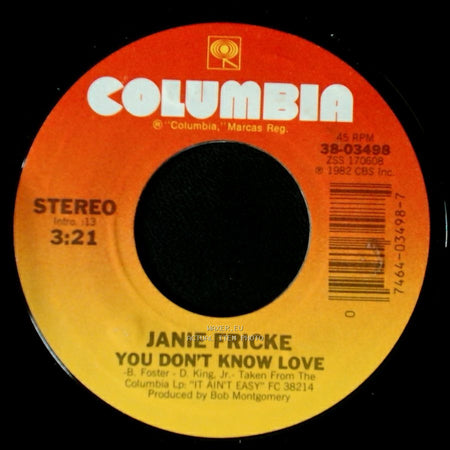 Janie Fricke - You Don't Know Love / Heart To Heart Talk side A