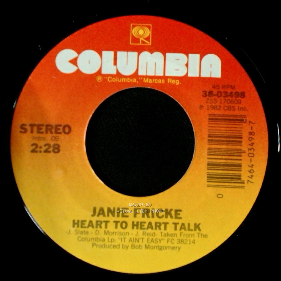 Janie Fricke - You Don't Know Love / Heart To Heart Talk side B