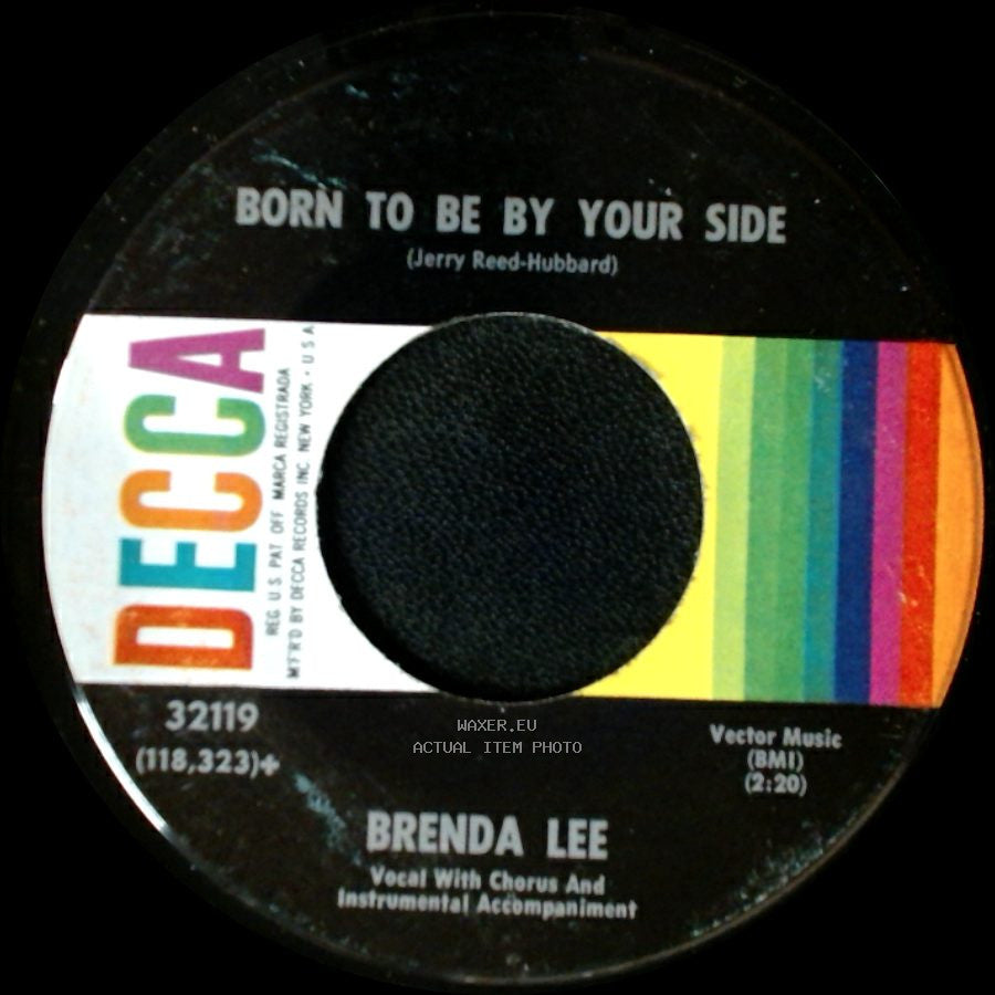 Brenda Lee - Take Me / Born To Be By Your Side side B