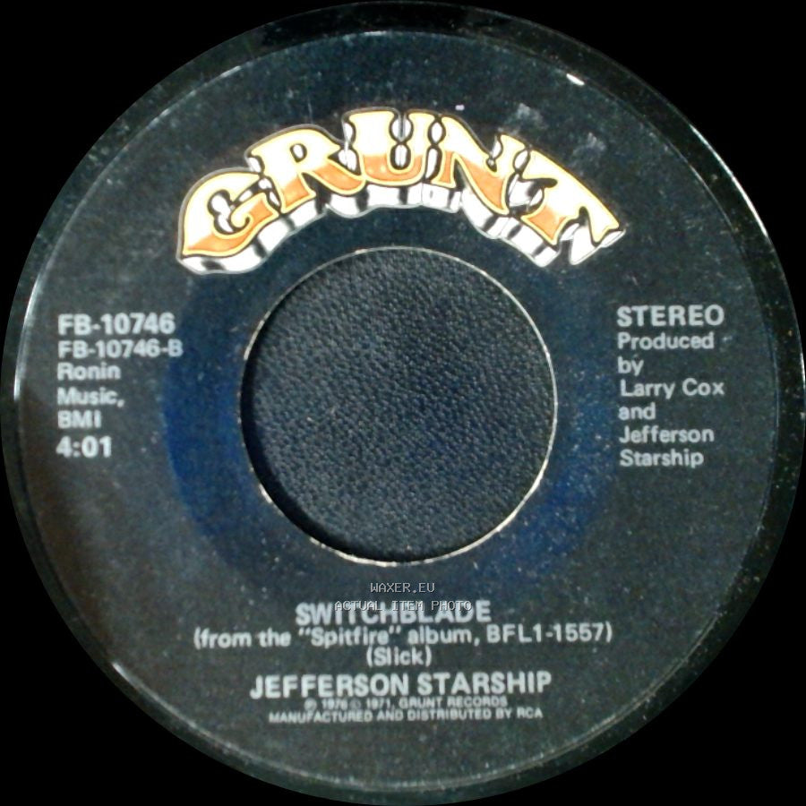Jefferson Starship - Switchblade / With Your Love side A