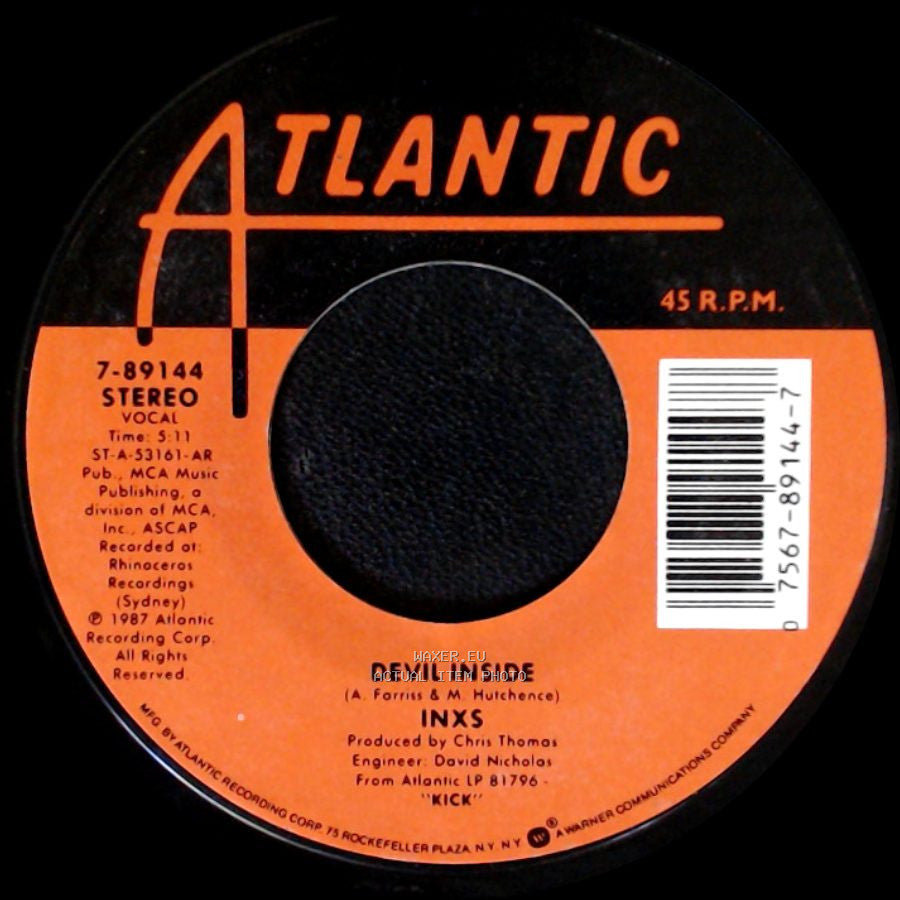 Inxs - On The Rocks / Devil Inside side B