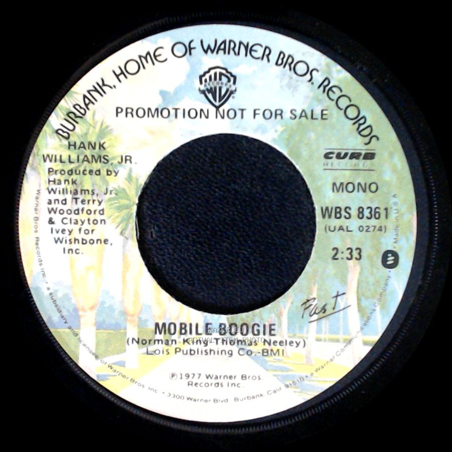 Hank Williams, Jr. - Mobile Boogie / Mobile Boogie side A