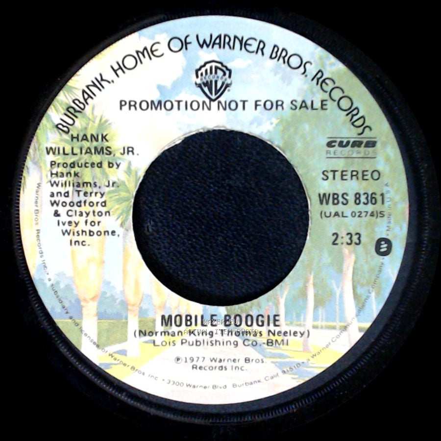 Hank Williams, Jr. - Mobile Boogie / Mobile Boogie side B
