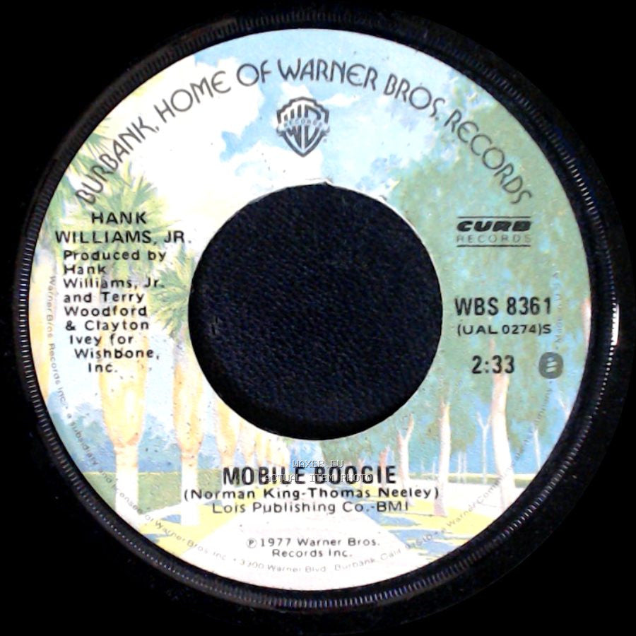 Hank Williams, Jr. - Mobile Boogie / She's The Star (On The Stage Of My Mind) side A