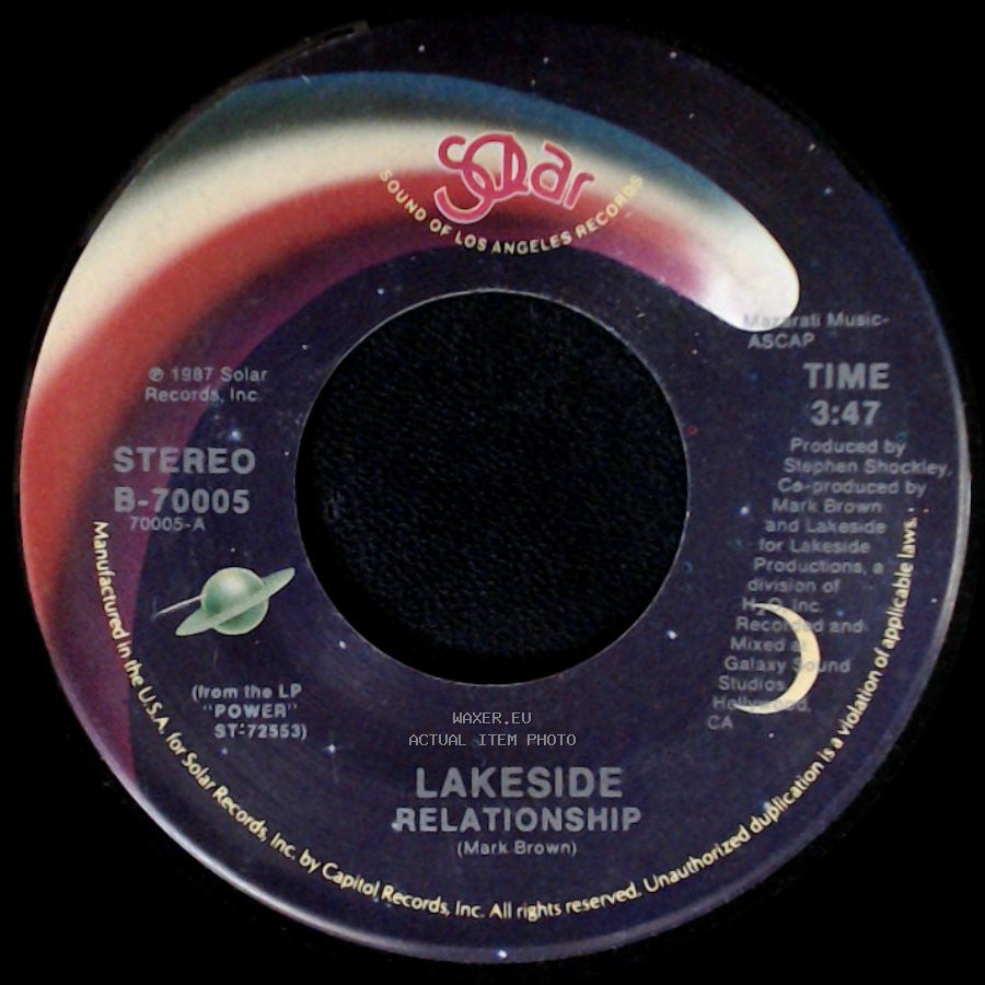 Lakeside - Relationship / Homewrecker side A