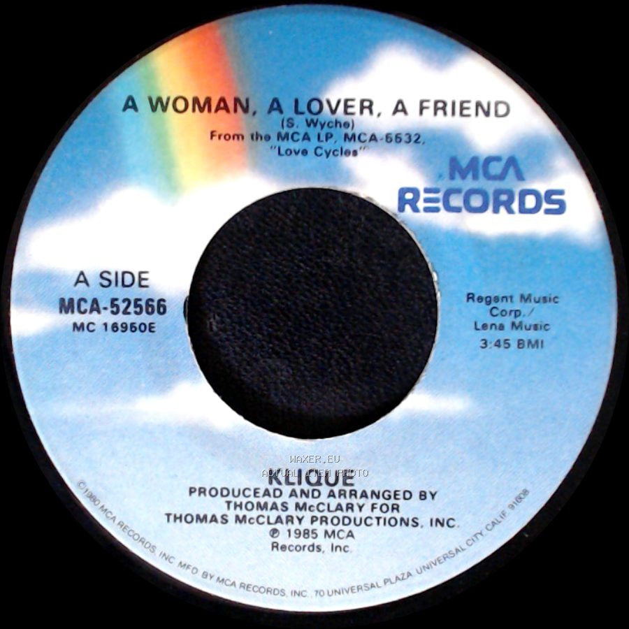 Klique - A Woman, A Lover, A Friend / Another Day Another Night side A