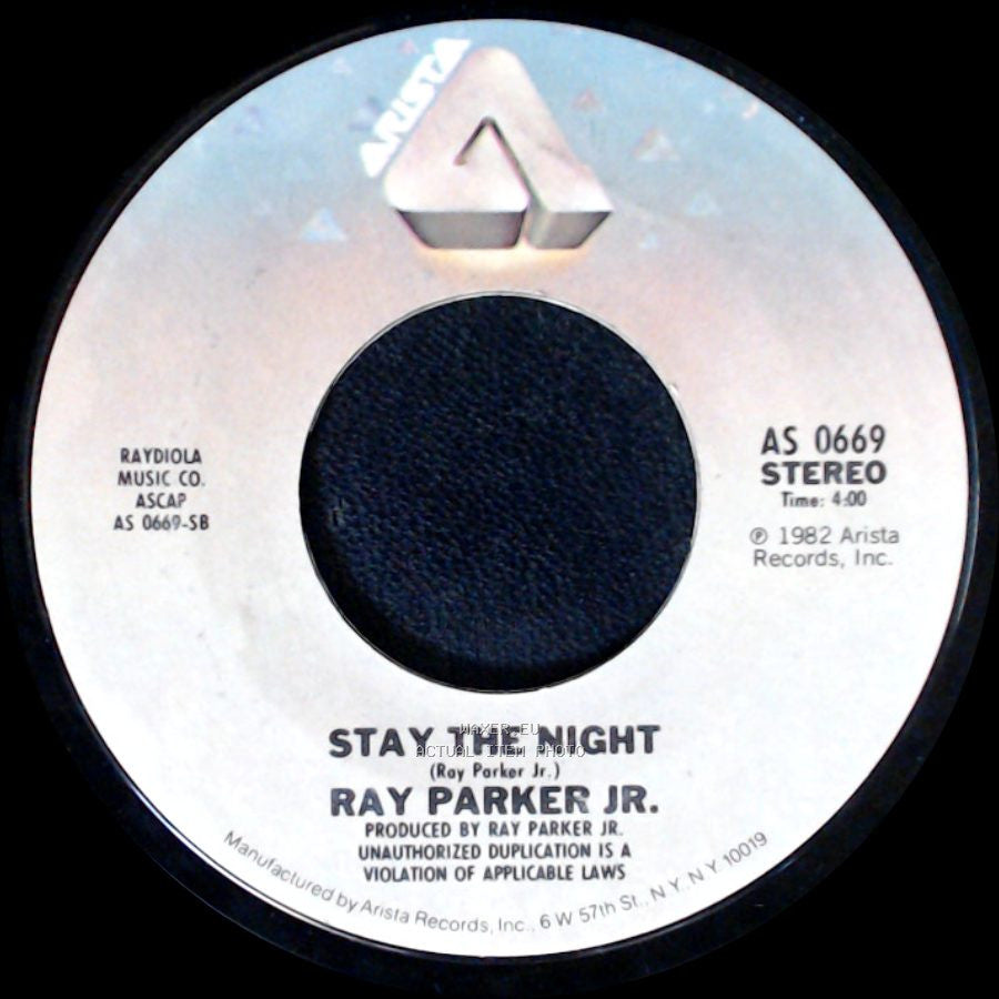 Ray Parker Jr. - The Other Woman / Stay The Night side B
