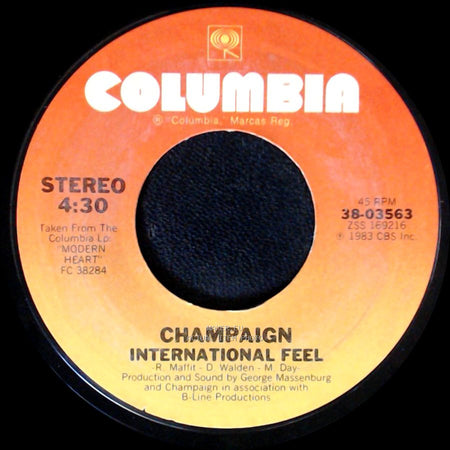 Champaign - Try Again / International Feel side B