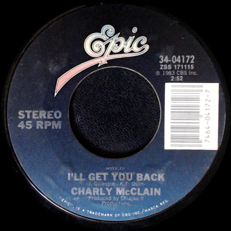 Charly Mcclain - Sentimental Ol' You / I'll Get You Back side B