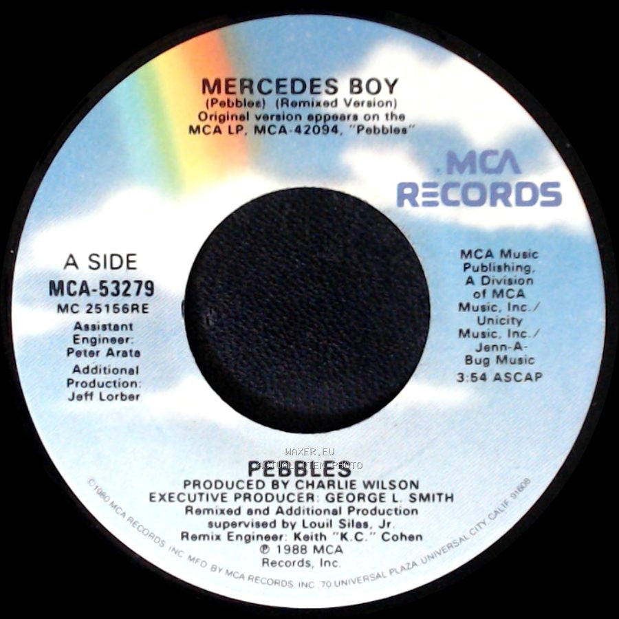 Mca / Pebbles - Pebbles / Mercedes Boy (Pebbles) (Instrumental) side A