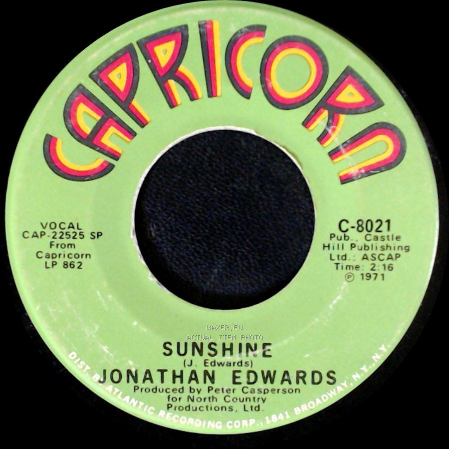Jonathan Edwards - Emma / Sunshine side B