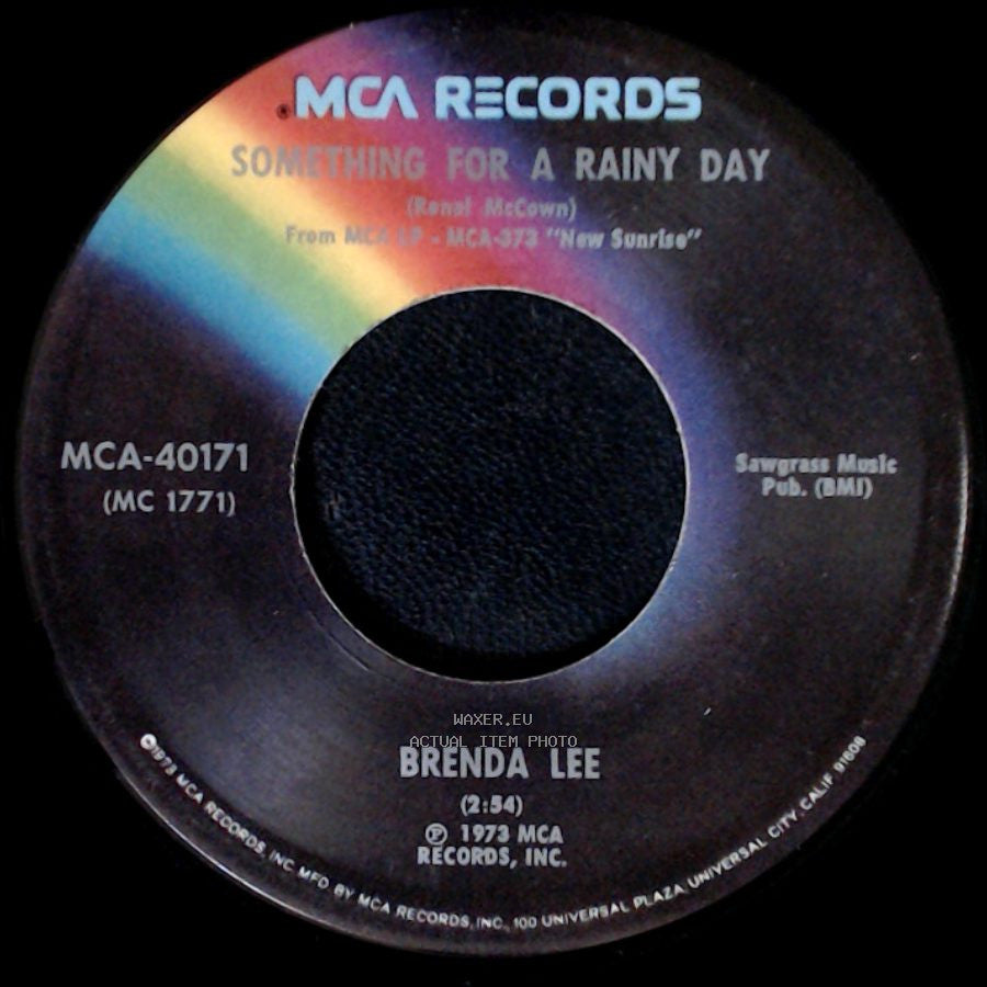 Brenda Lee - Wrong Ideas / Something For A Rainy Day side B