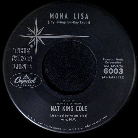 Nat King Cole - Mona Lisa / Too Young side A