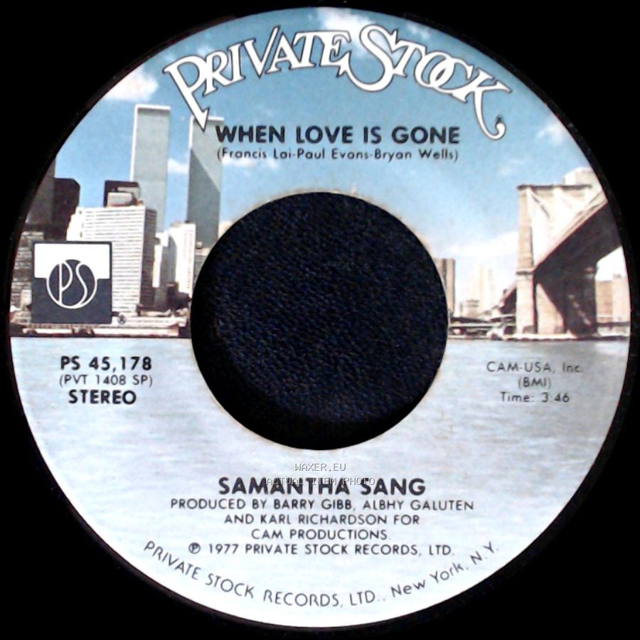 Samantha Sang - When Love Is Gone / Emotion side A